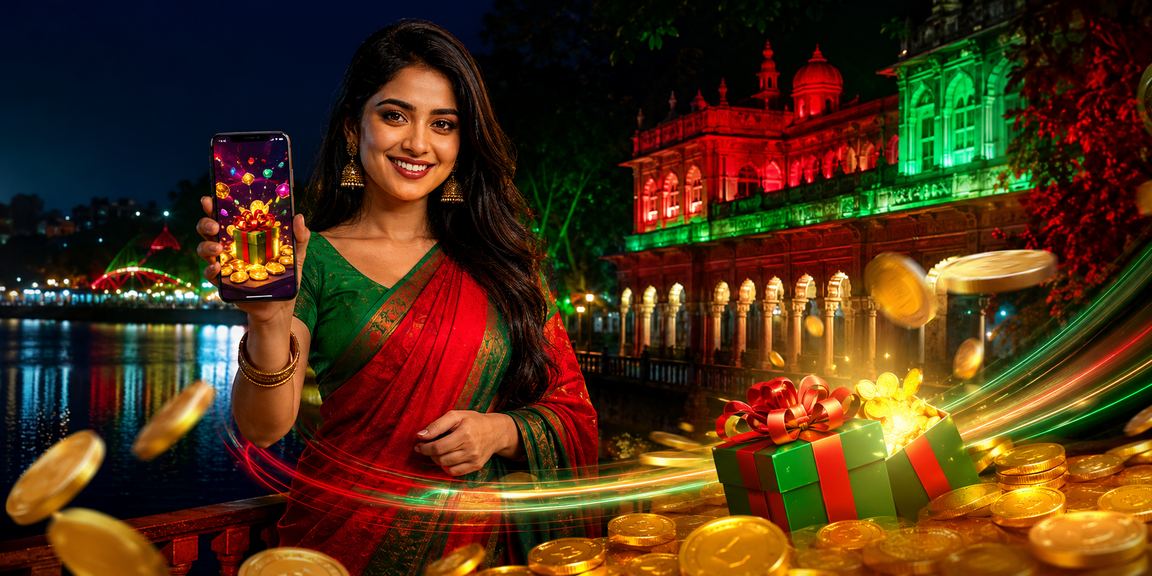 চট্টগ্রামের মোবাইল ক্যাসিনো পরিবেশ, রঙিন নীল-সবুজ আলো সহ